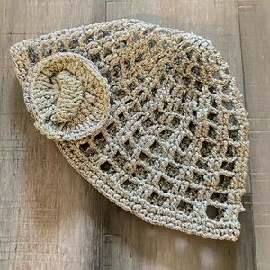 Vintage 1970s Crochet Hat / Halloween Costume